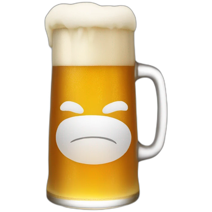 Trump drink beer emoji