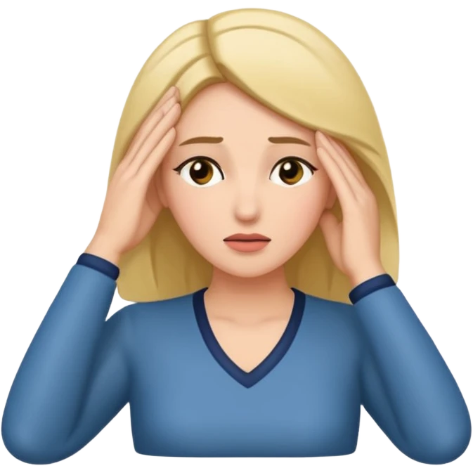 Actress dramatic faint backwards with hand on forehead emoji