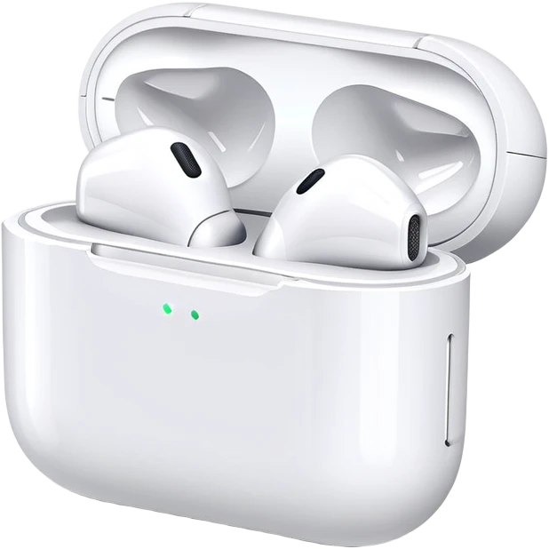Airpods in Nike shoe box case emoji