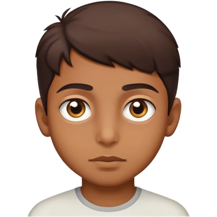 Pakistani boy  with hazel eyes emoji