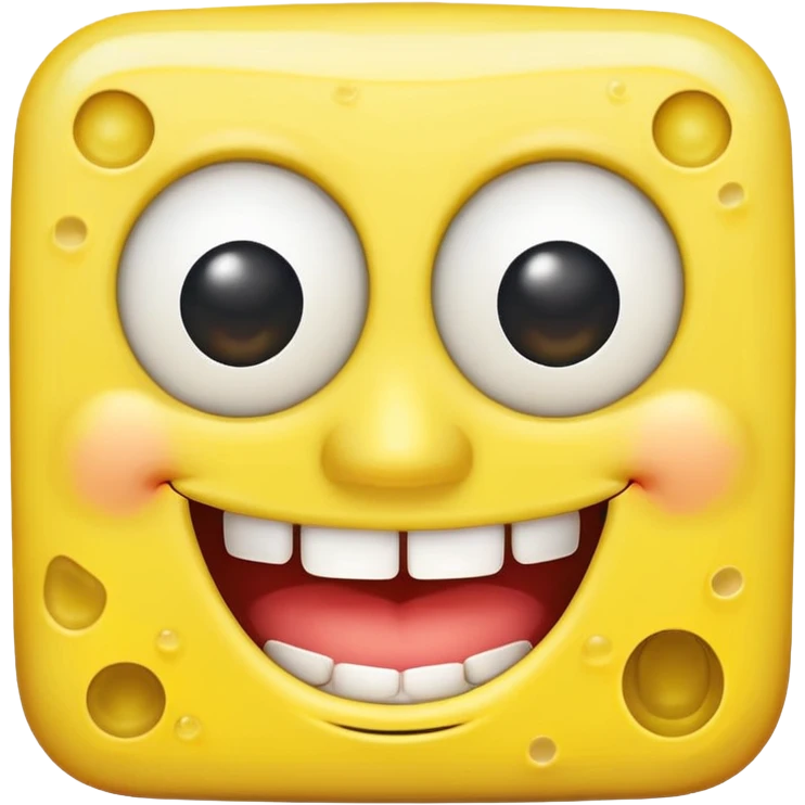 spongebob smiling with teeth emoji