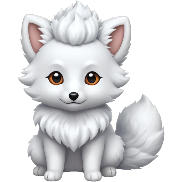 Alolan vulpix (all white) emoji