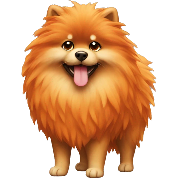 Orange Pom  emoji