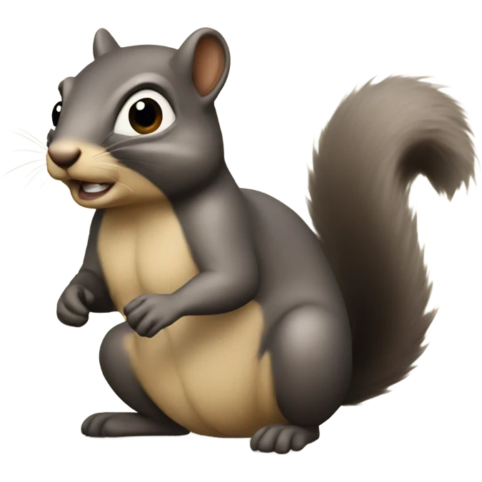 Secret squirrel  emoji
