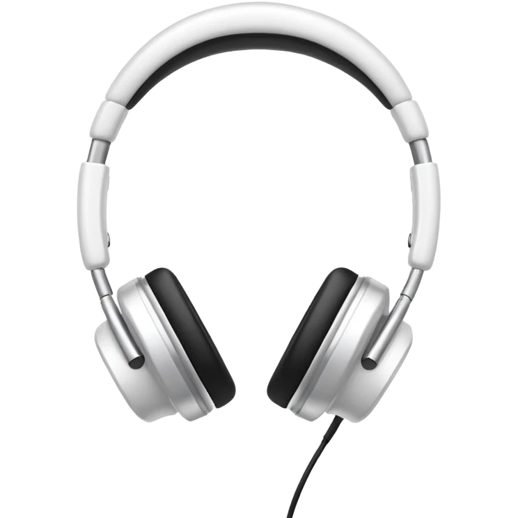 apple headphones with a weight emoji