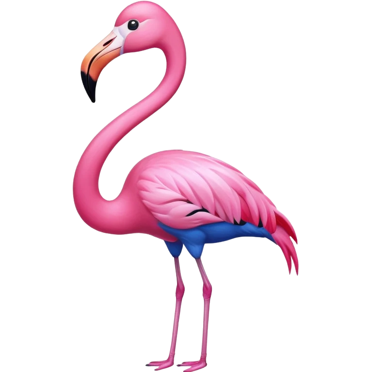 Blue Flamingo 🦩 emoji