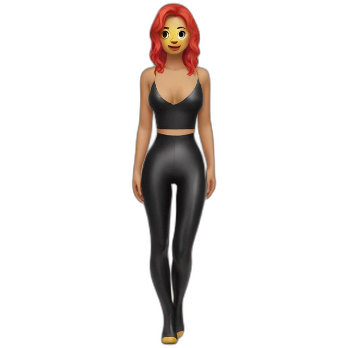 Latex leggings emoji