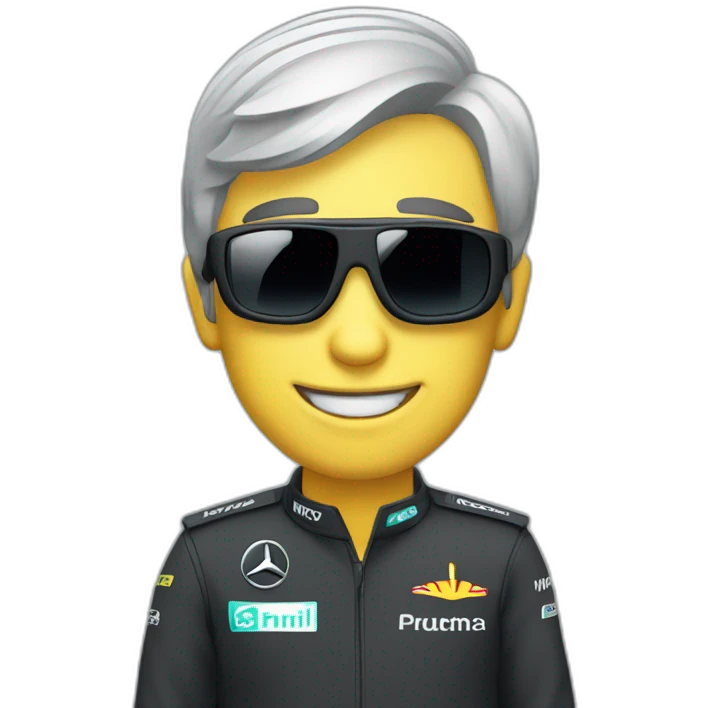a mercedes formula 1 emoji