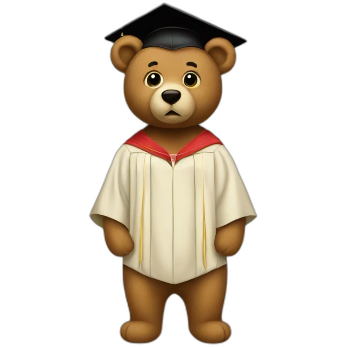 Kanye West graduation bear emoji