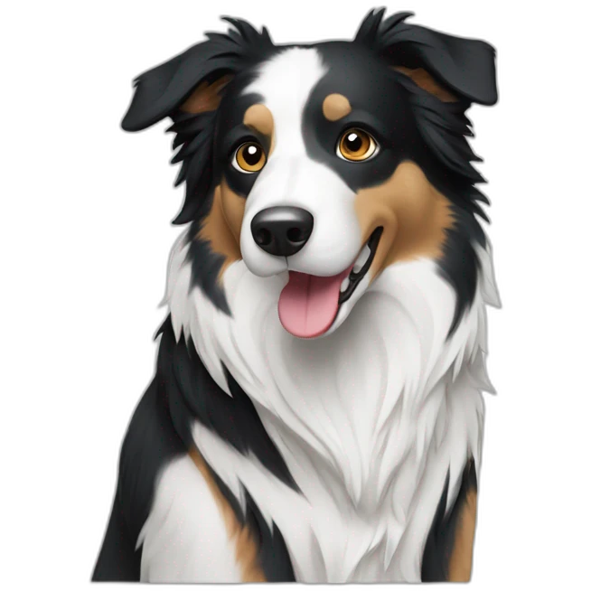 border-collie-white- emoji