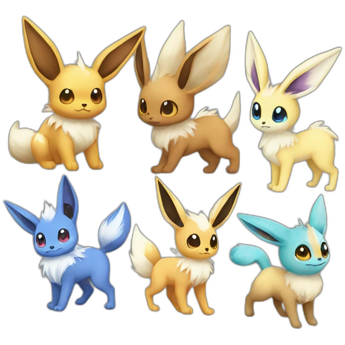 Eeveelutions emoji