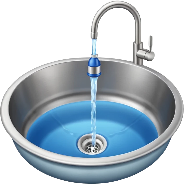 sink with running water simple emoji style emoji