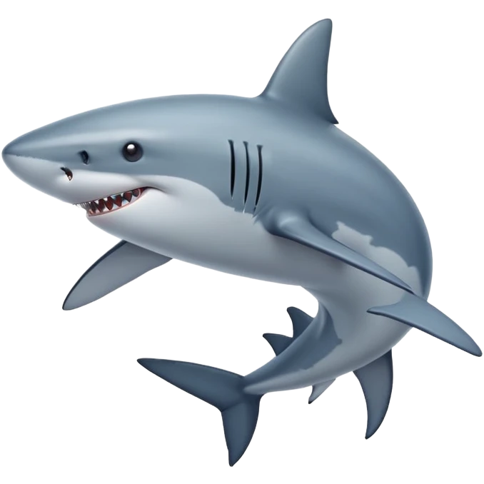 Shark whale emoji