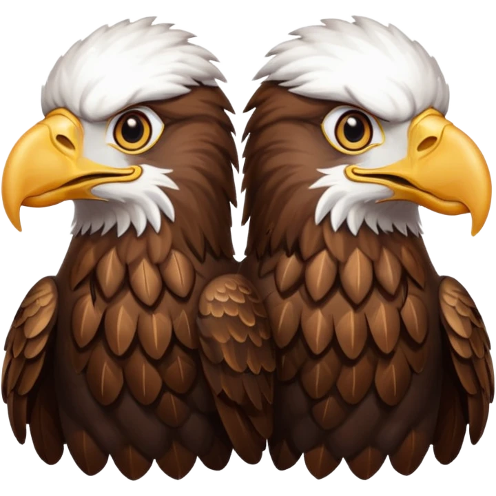 Eagle with two heads emoji