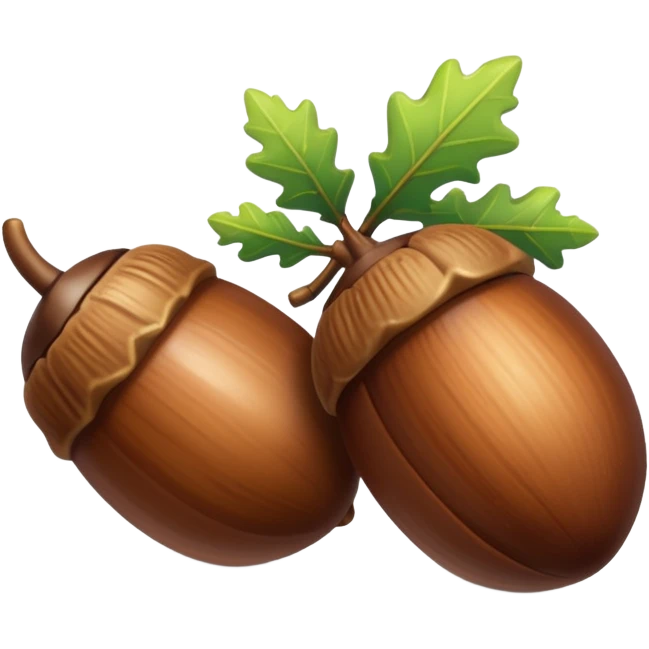 oak acorns emoji