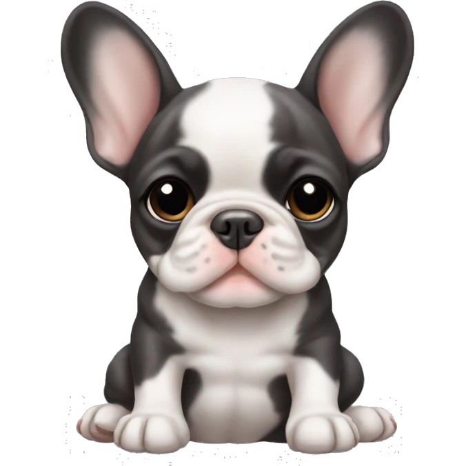 A baby French bulldog  emoji
