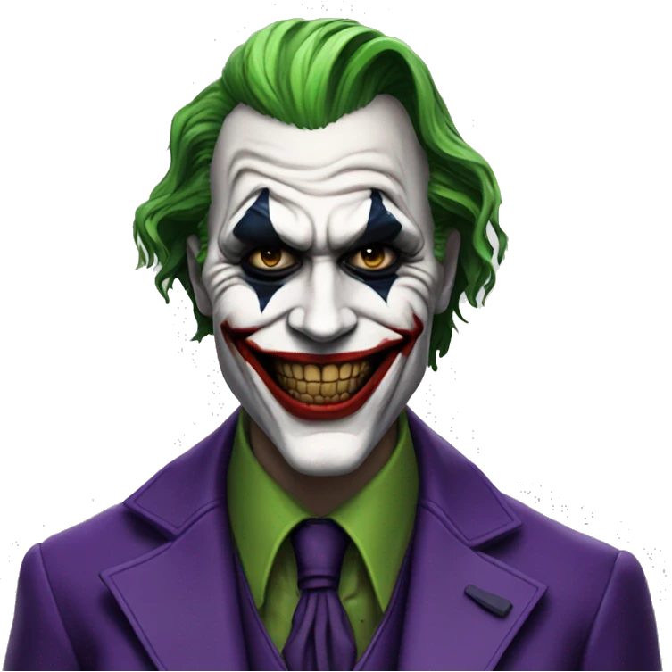 The Joker but rotting emoji