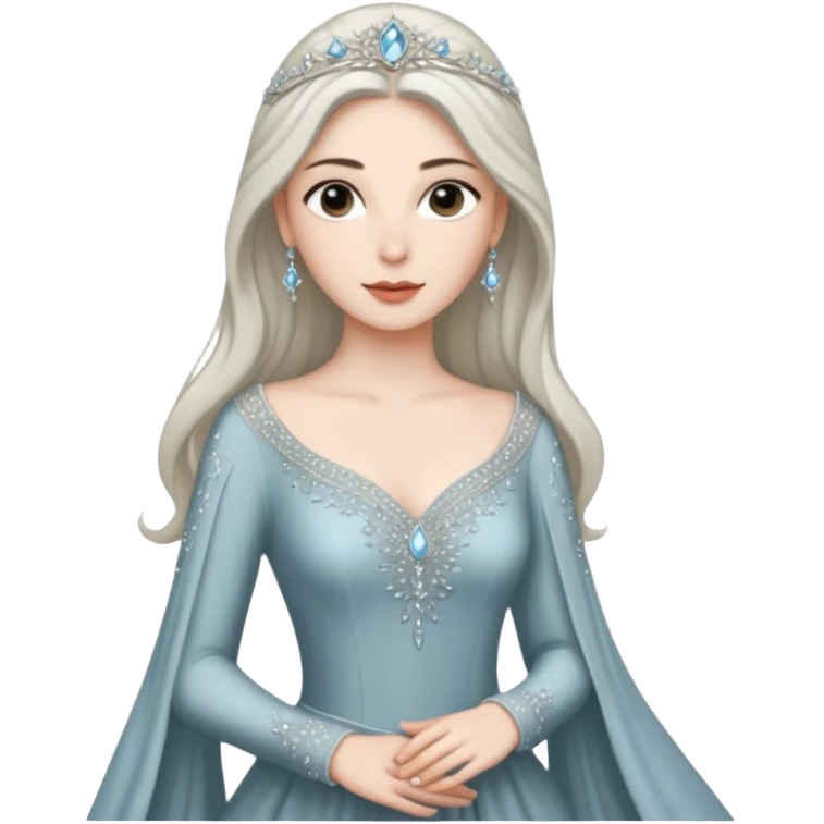 Hande Erçel as a lady from game of thrones from Starfall.  emoji