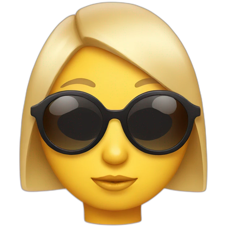 Chick with sunglasses emoji