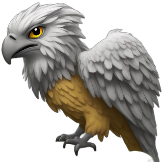 Griffon flamboyant  et inspirant, simple, épurer  emoji