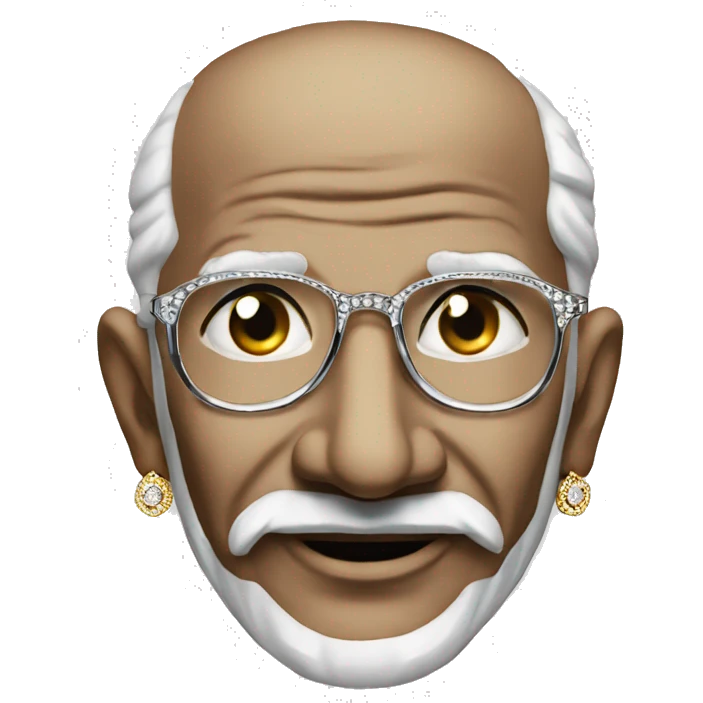 dubai bling ghandi emoji