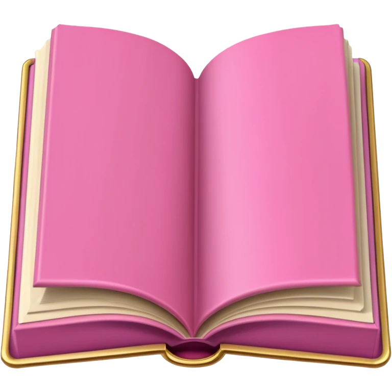 An open pink book, elegant
 emoji