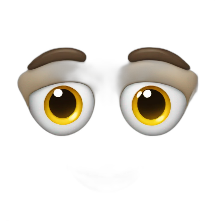 Book with eyes emoji