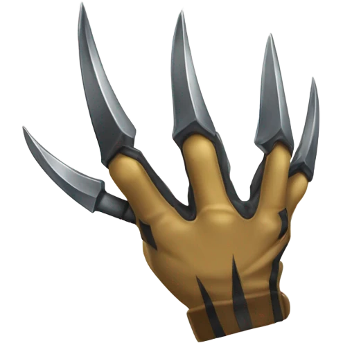 claw blades like Wolverine emoji
