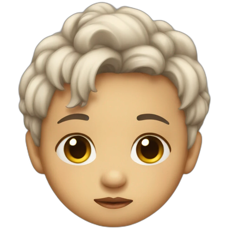 Baby sad emoji
