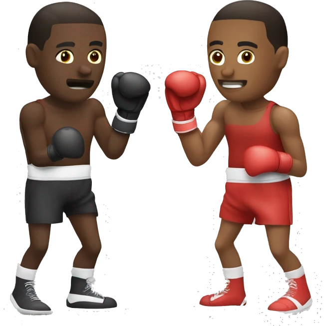 due guantoni da boxe emoji
