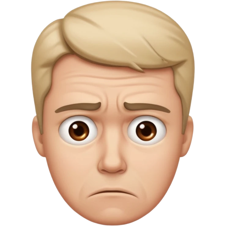 Stressed emoji