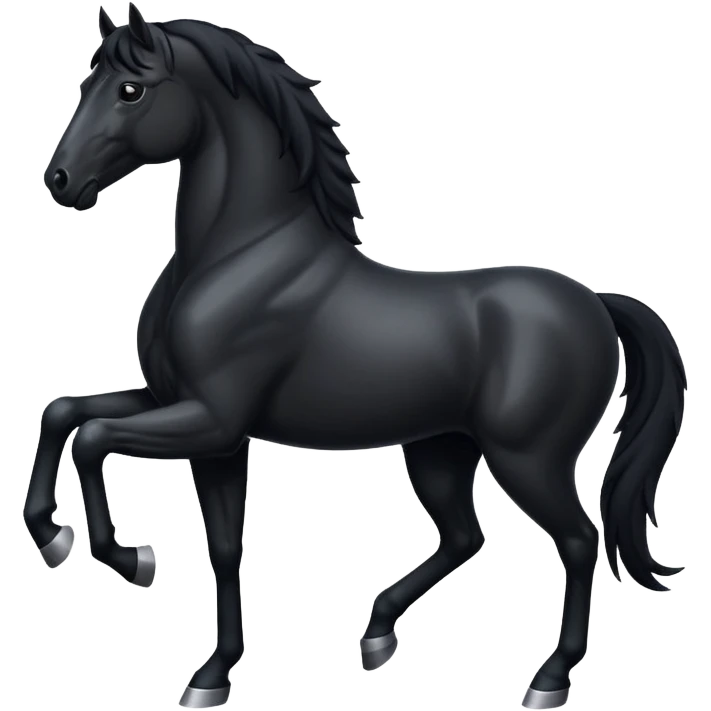 Black horse 🐎 emoji