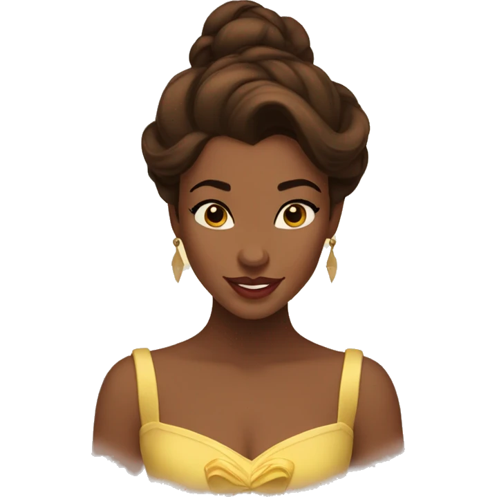 beauty and the beast belle emoji