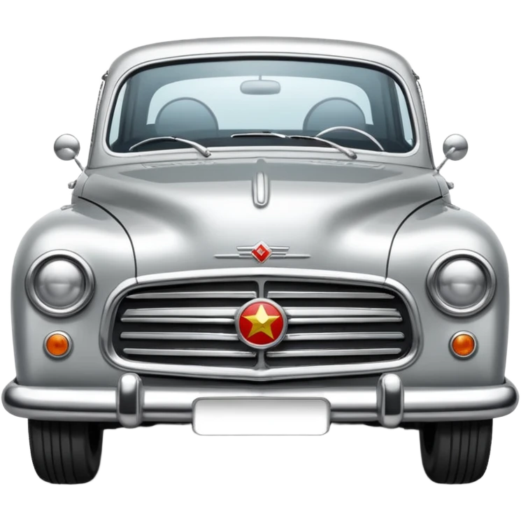 soviet car, metal, shine emoji