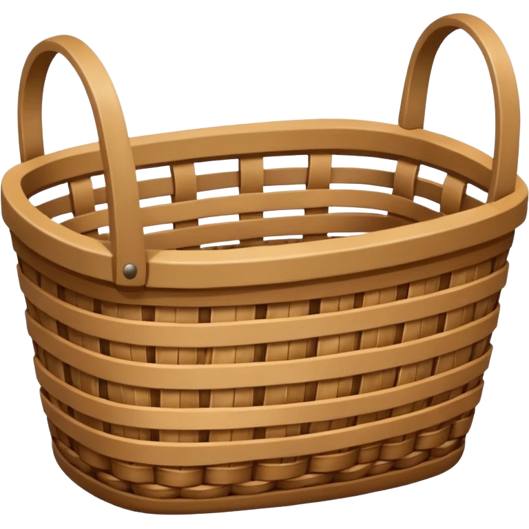 empty wicker basket emoji
