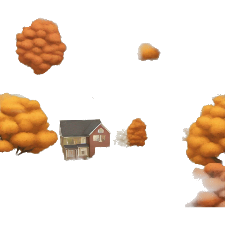 fall landscape - apartment emoji