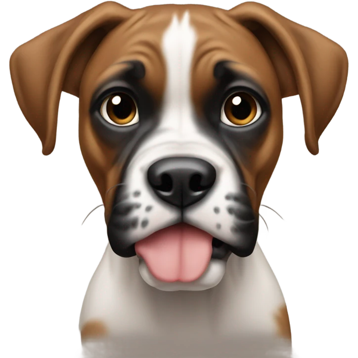 Boxer dog puppy emoji