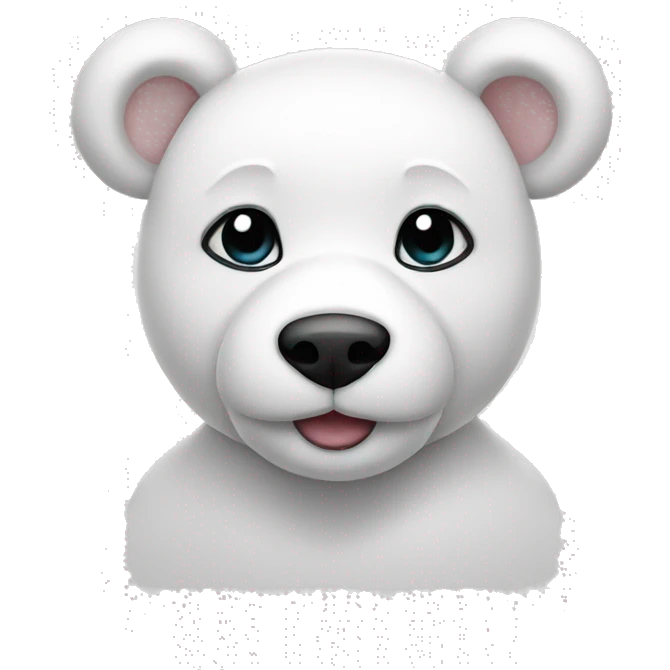 White teddy emoji