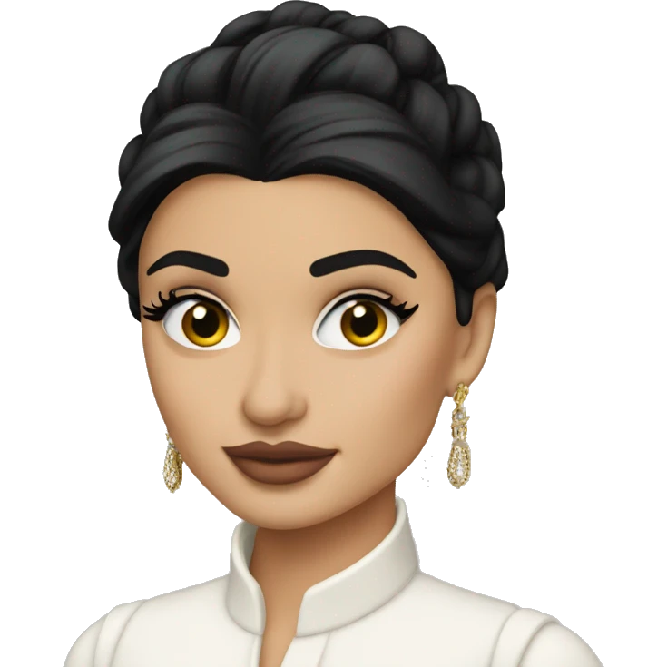 Kylie Jenner as an aristocrate emoji