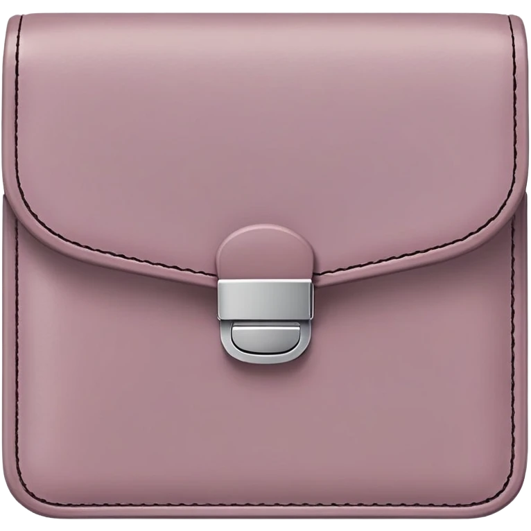 Wallet (closed) – Dusty Mauve, the width and height of wallet must be equal in size emoji