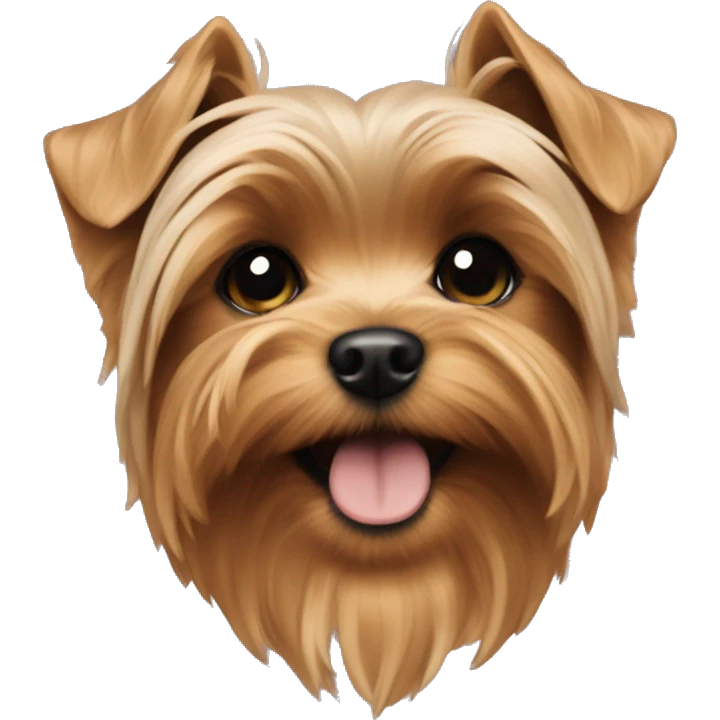 Yorkie puppy emoji