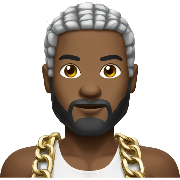 Wwe champion with gold chains  emoji
