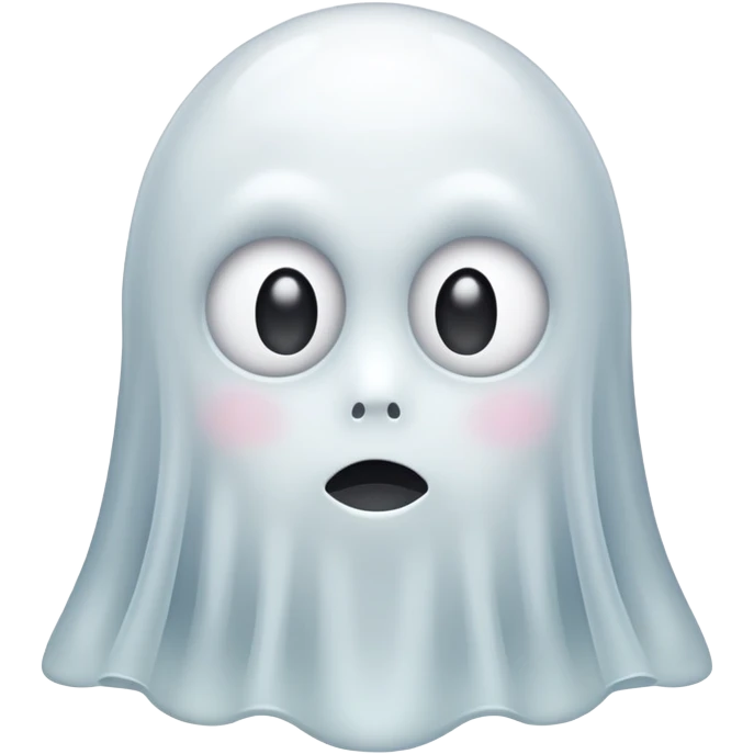 Ghost with sleepy eyes emoji