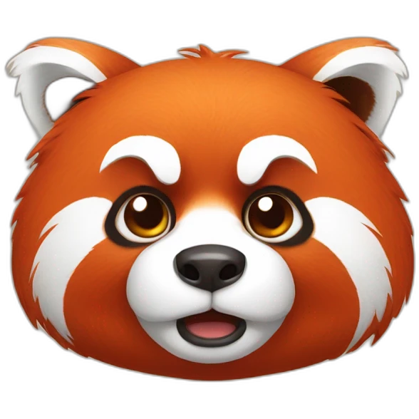 red-panda-grumpy emoji
