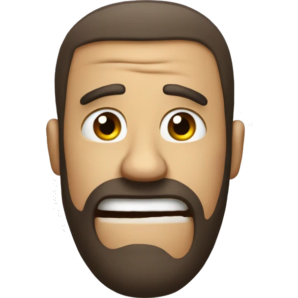 I need a comically sad emoji to represent a sarcastic feeling of hurt from a joke my friend made emoji