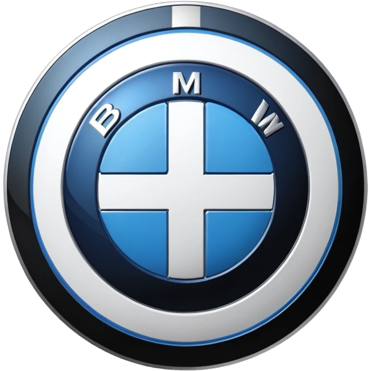 Emoji of BMW logo emoji