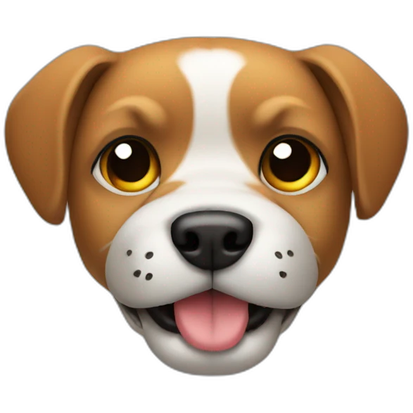 dog with boxing gloves emoji