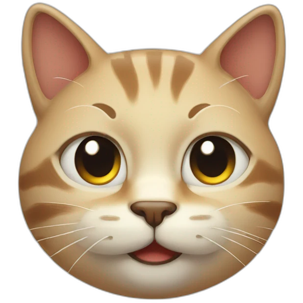 Smirking cat face emoji