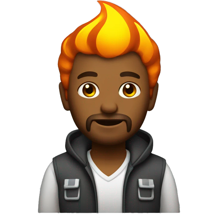 developer with fire emoji