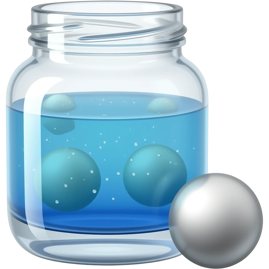 Blue buzzball alcohol drink emoji
